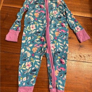 Jade Floral Little Sleepies